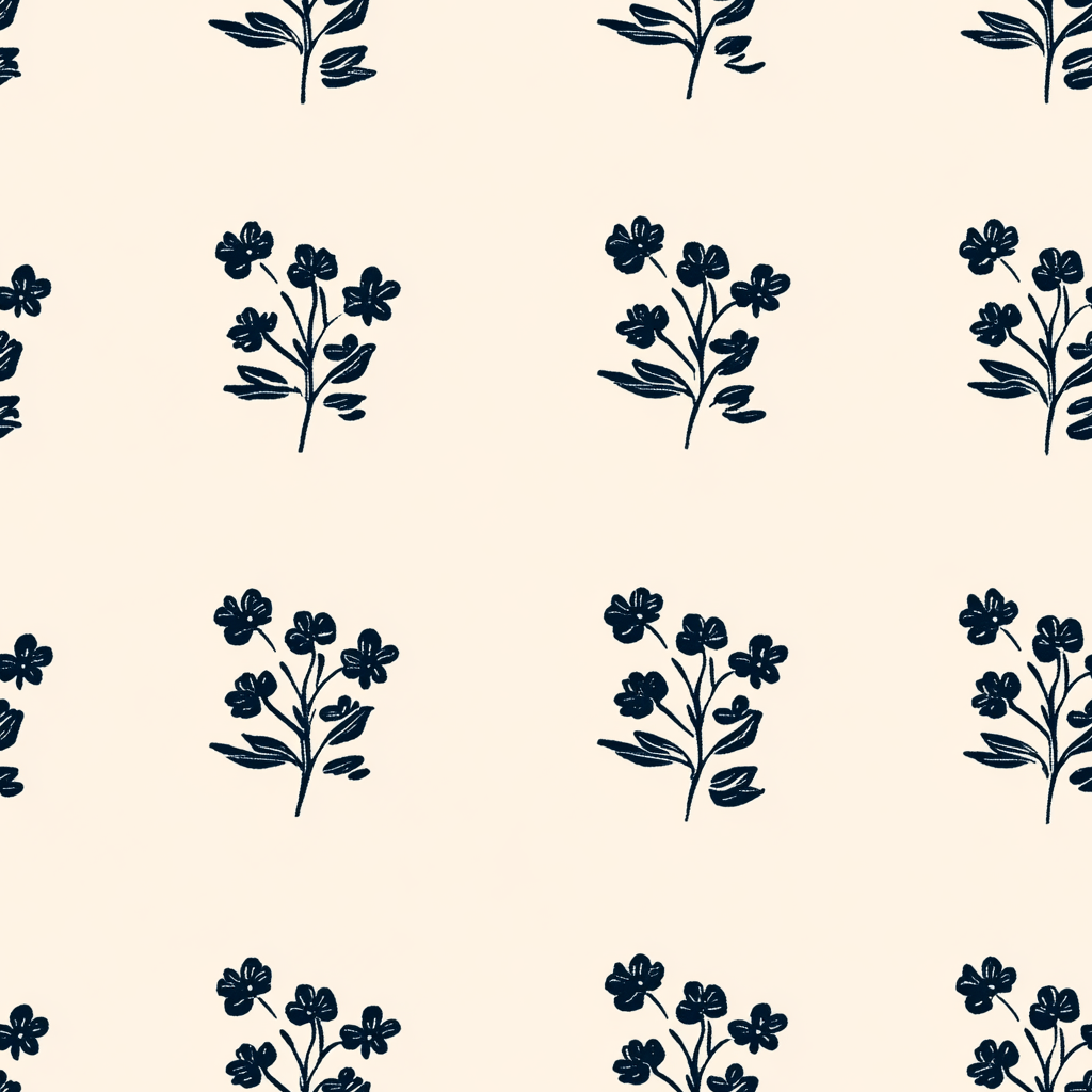 Inked Bloom Wallpaper - Painted Paper