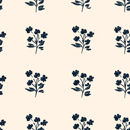 Inked Bloom Wallpaper - Painted Paper