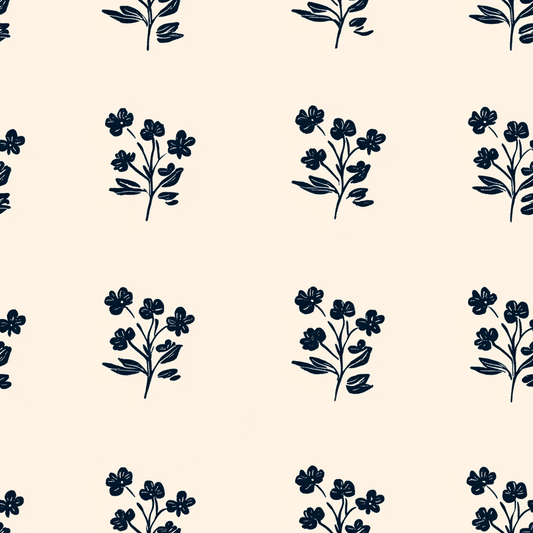 Inked Bloom Wallpaper - Painted Paper