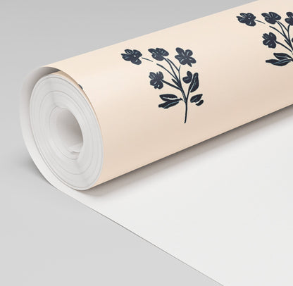 Inked Bloom Wallpaper - Painted Paper