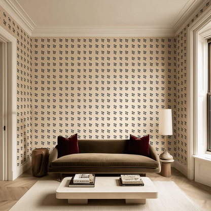 Inked Bloom Wallpaper - Painted Paper