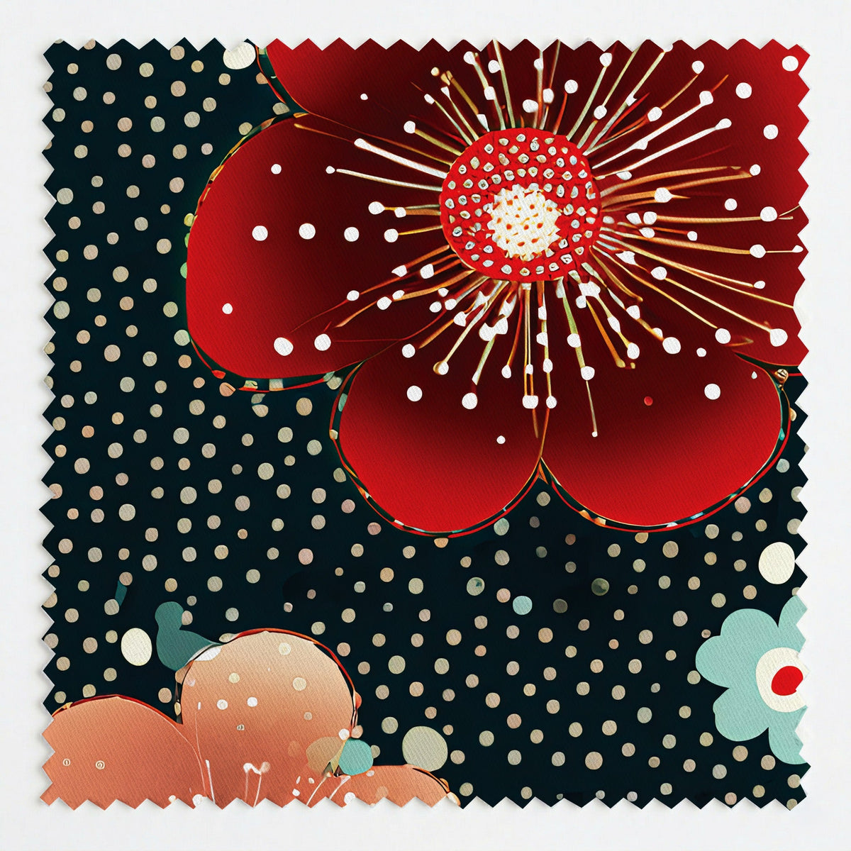 Isabella Floral - Fabric - Painted Paper