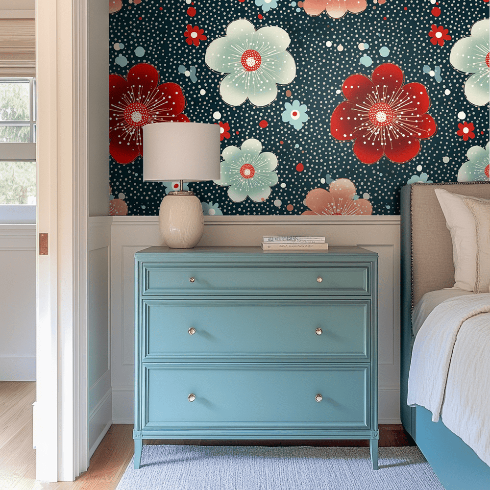 Isabella Floral Wallpaper - Painted Paper