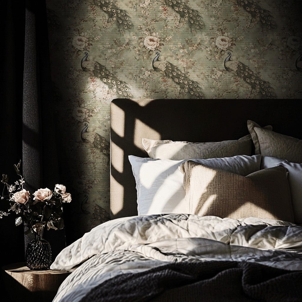 Jacintha Faux Grasscloth Wallpaper - Painted Paper