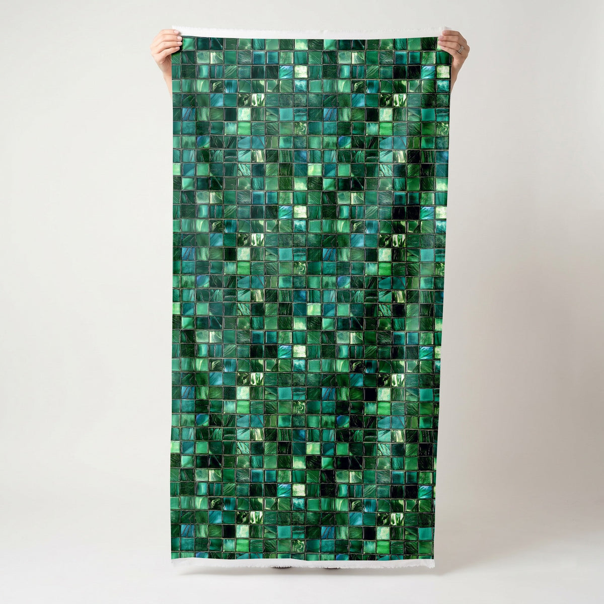 Jade Tide - Fabric - Painted Paper