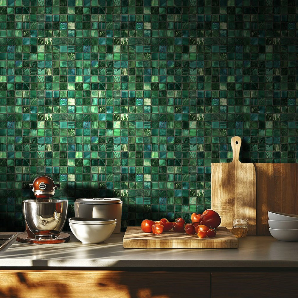 Jade Tide Wallpaper - Painted Paper