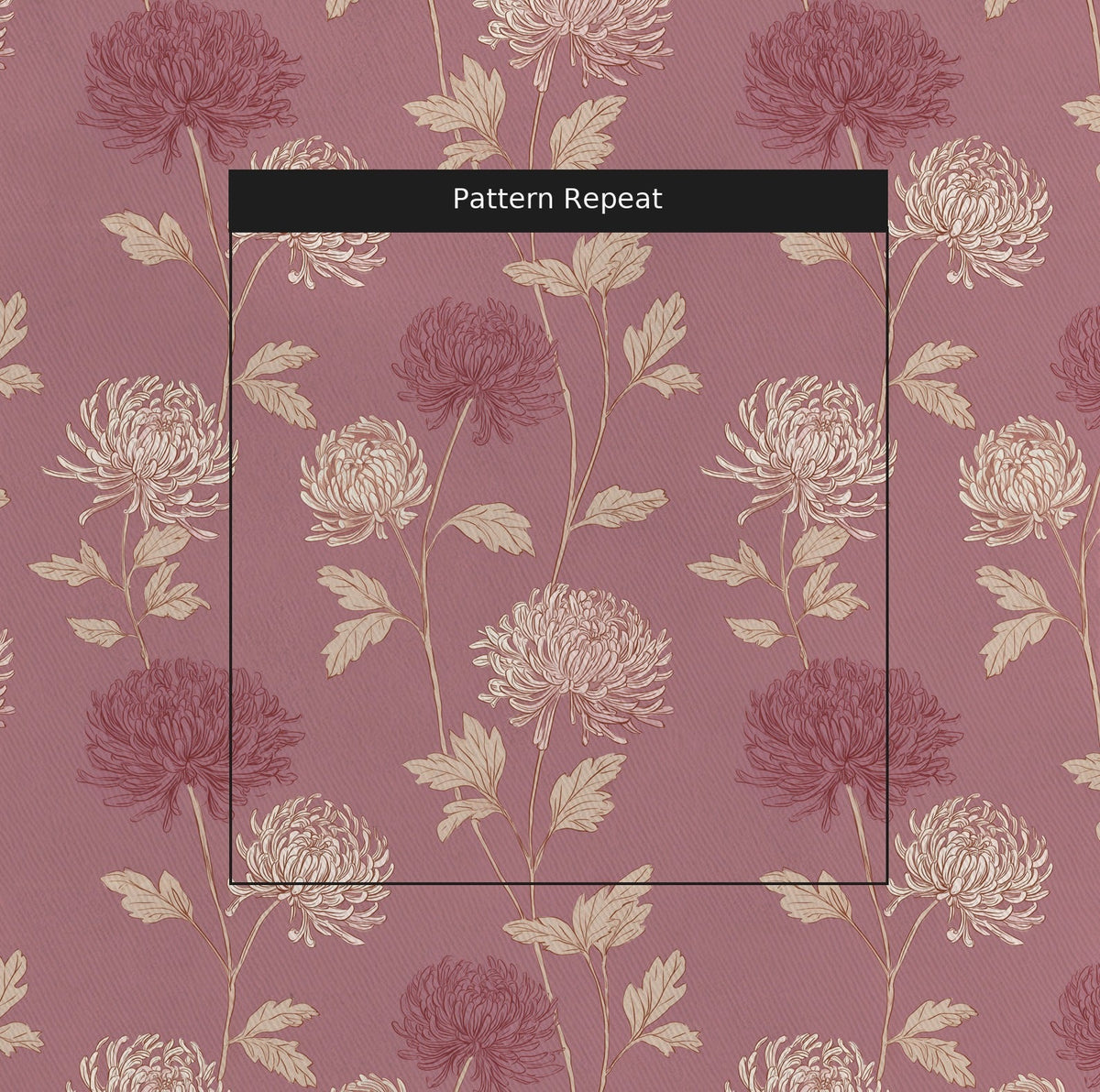 Jamilyn Floral - Fabric - Painted Paper