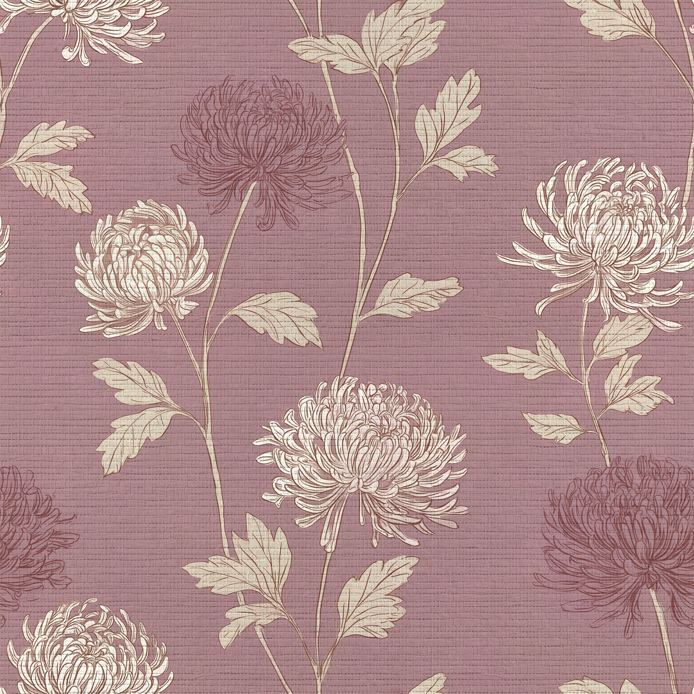 Jamilyn Floral Faux Grasscloth Wallpaper