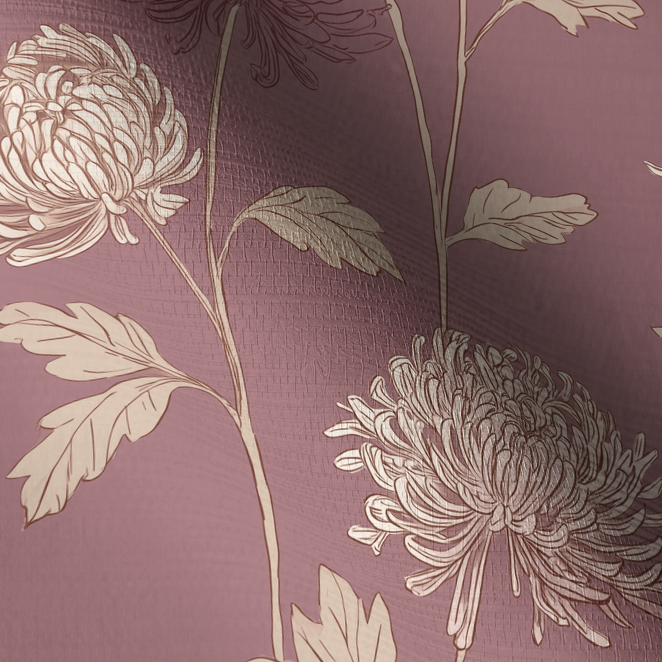 Jamilyn Floral Faux Grasscloth Wallpaper