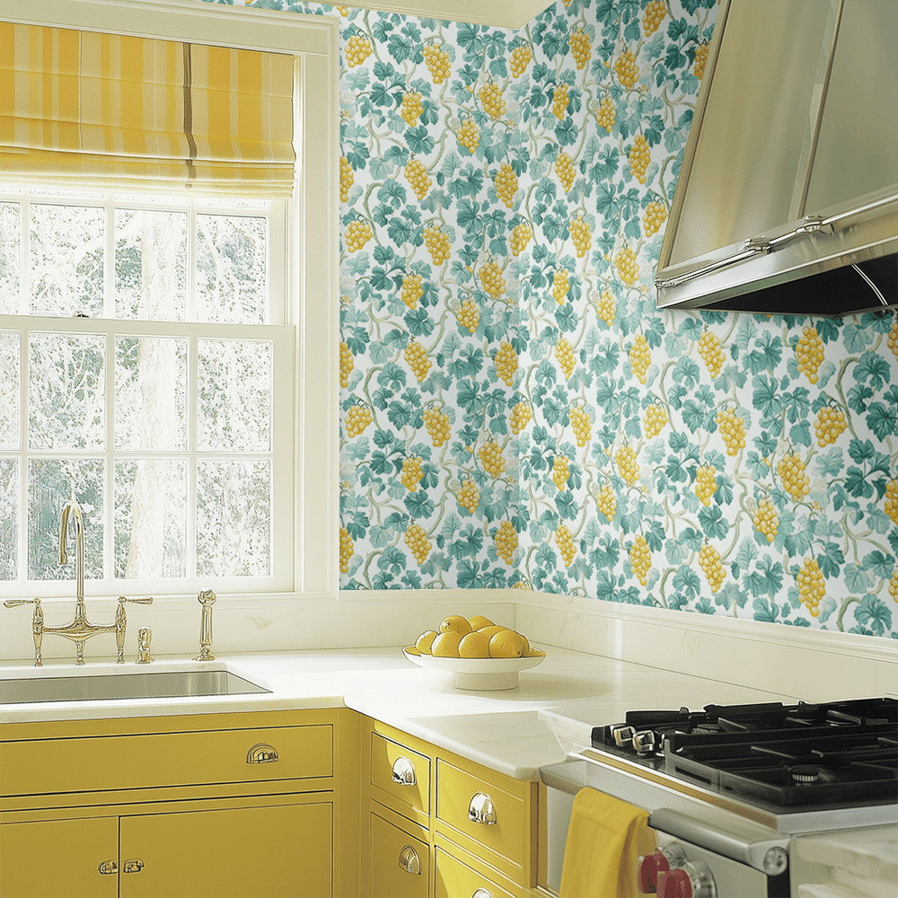 Janice Wallpaper - Painted Paper
