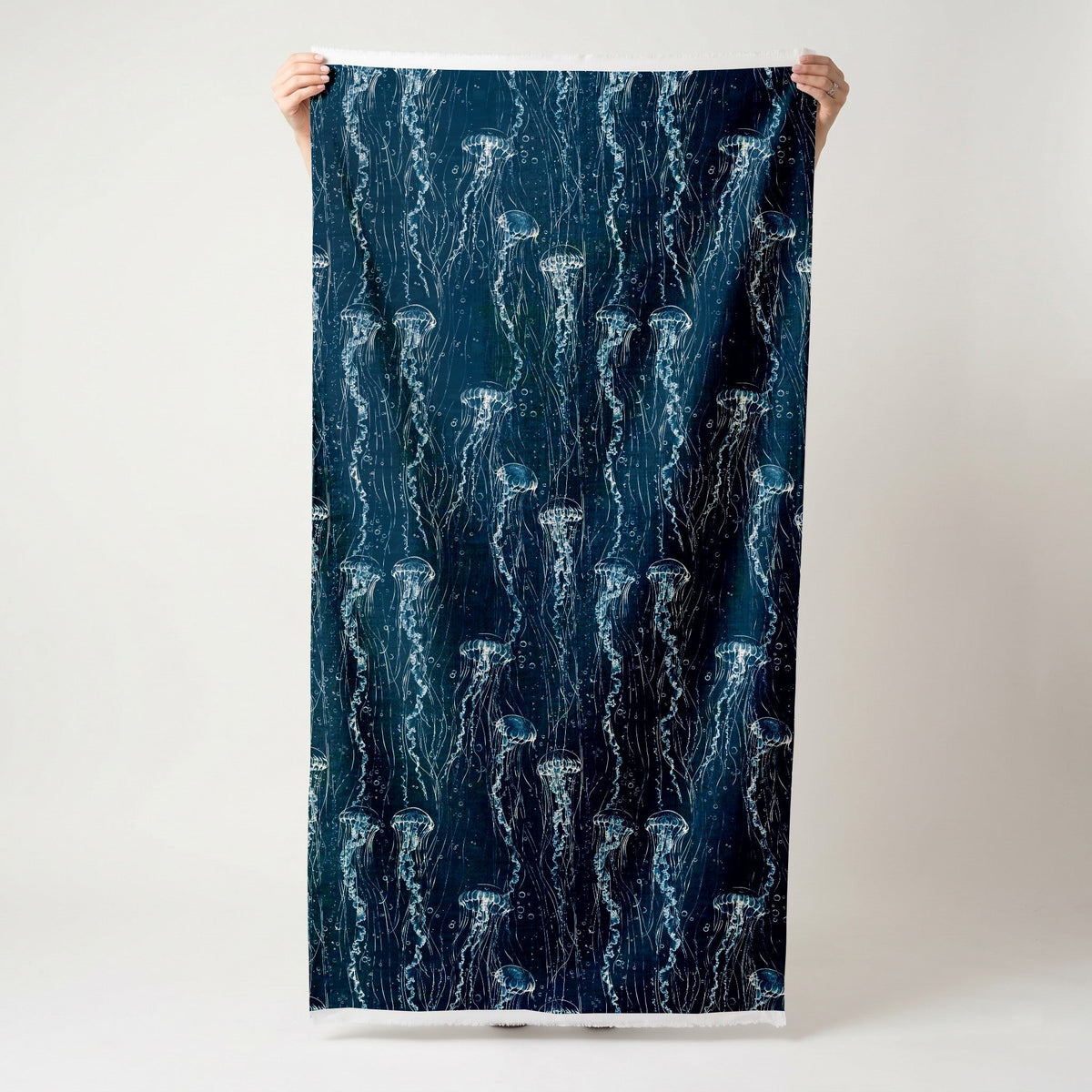 Jellyfall - Fabric - Painted Paper