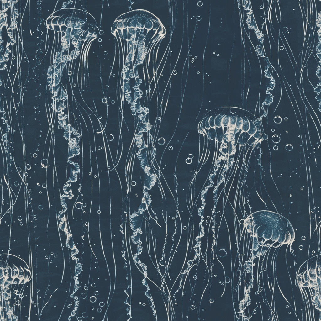 Jellyfall Wallpaper – Painted Paper