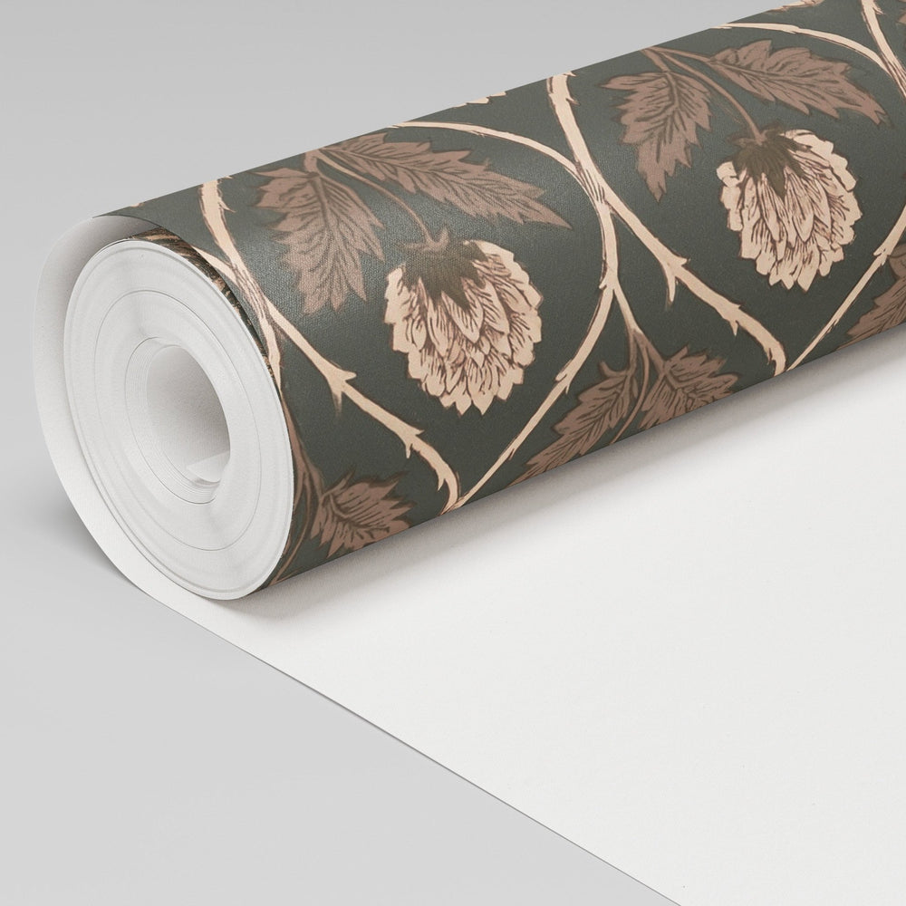 Josephine Ogee Floral Wallpaper - Painted Paper