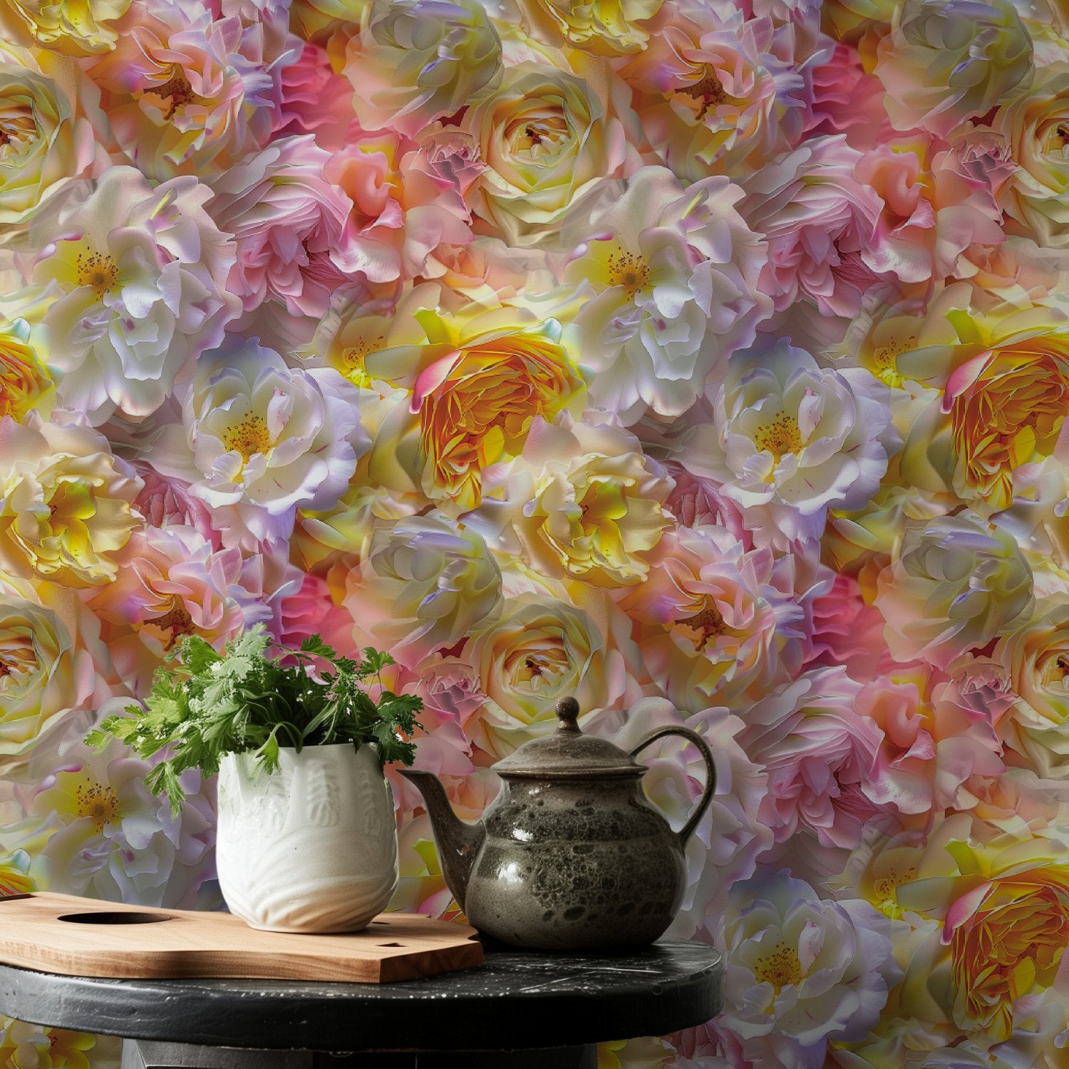 Juliet Floral Wallpaper - Painted Paper