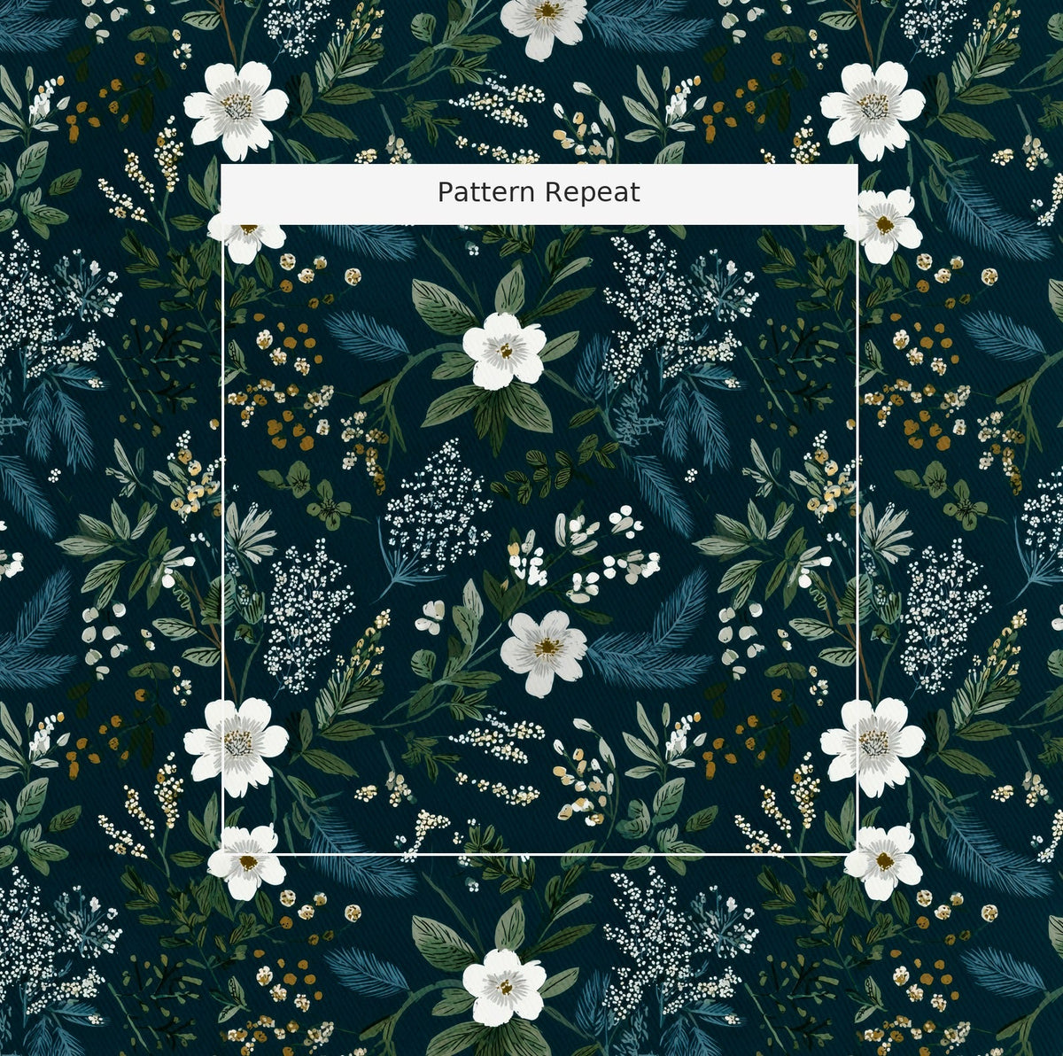 June Blossom - Fabric - Painted Paper