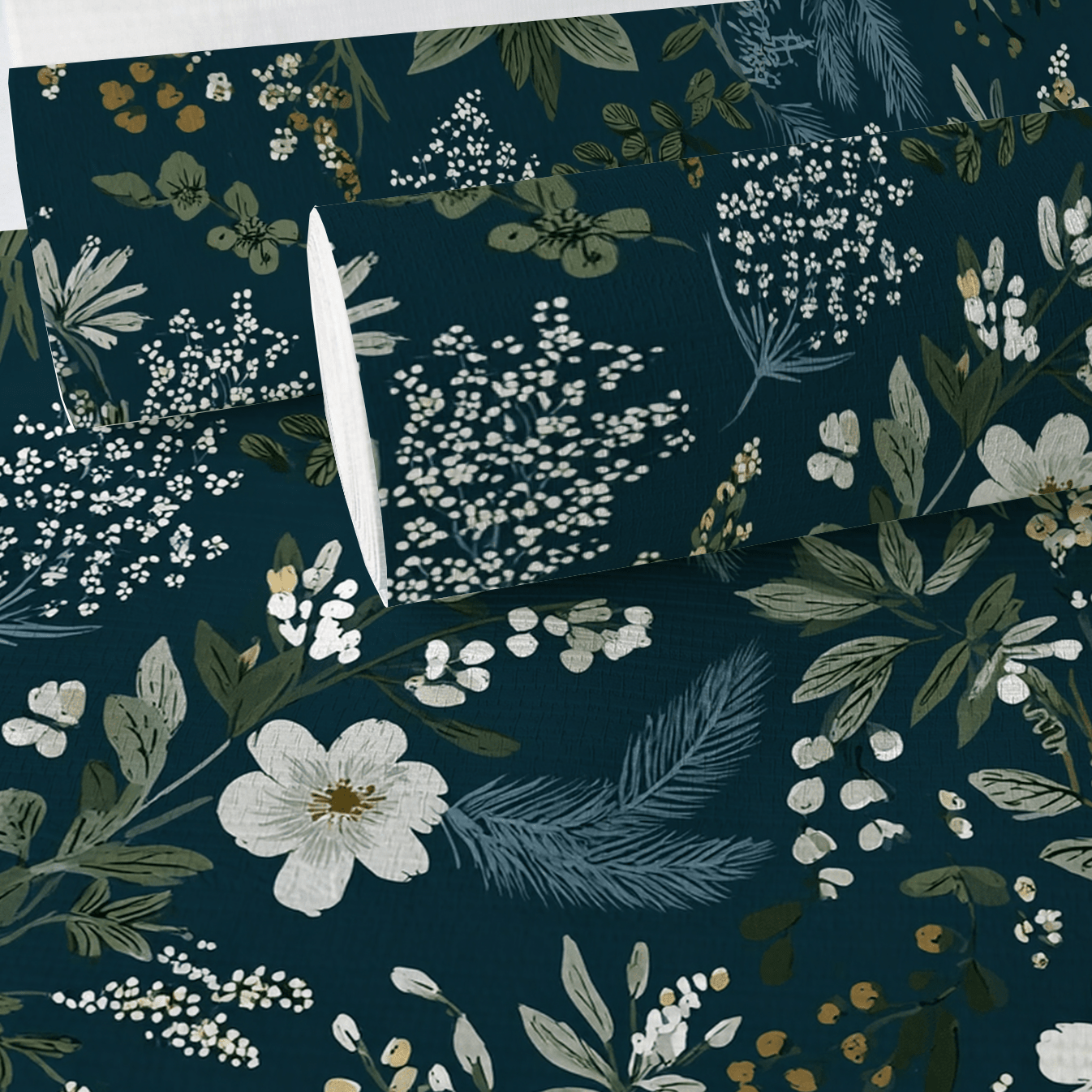 June Blossom Faux Grasscloth Wallpaper - Painted Paper