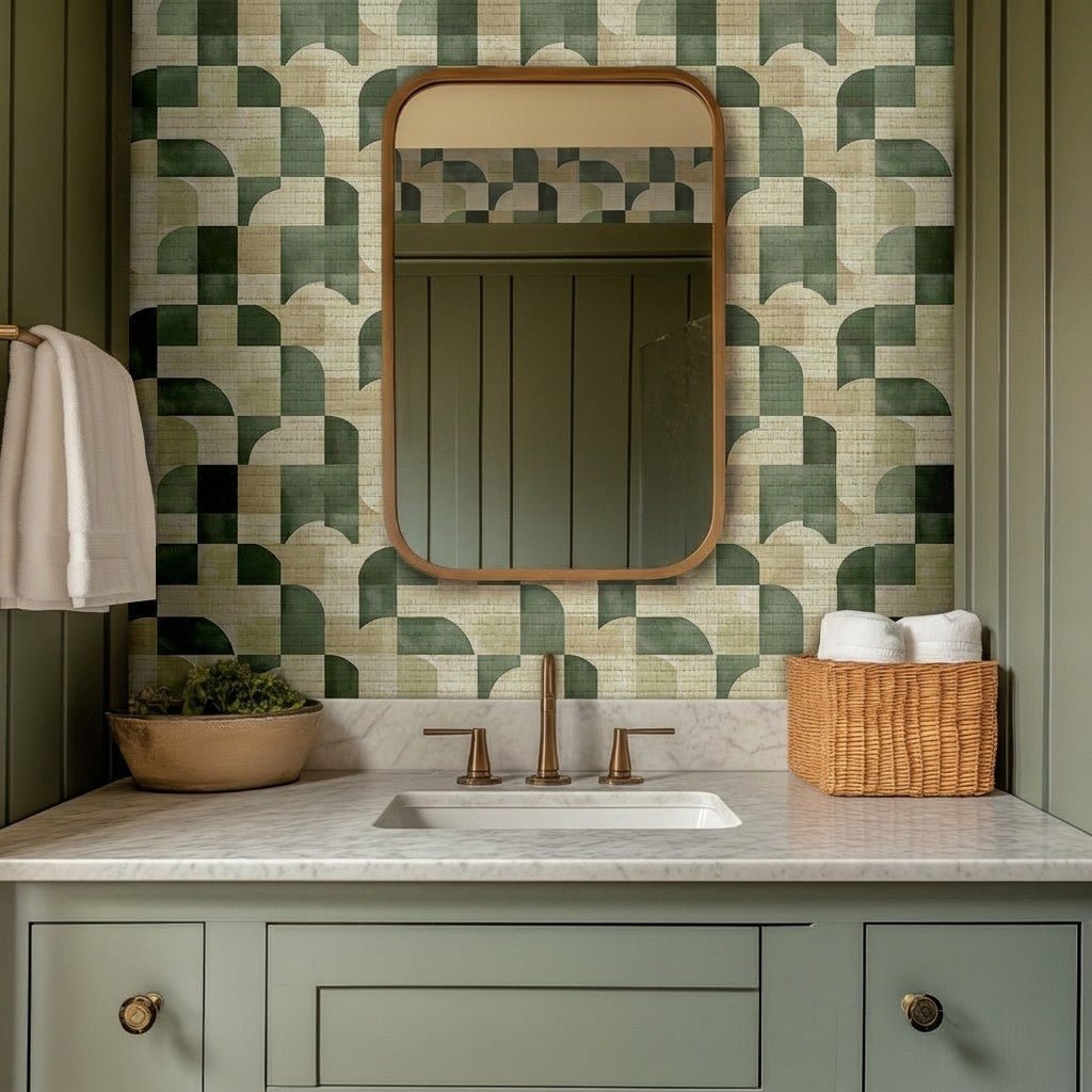 Kael Faux Grasscloth Wallpaper - Painted Paper