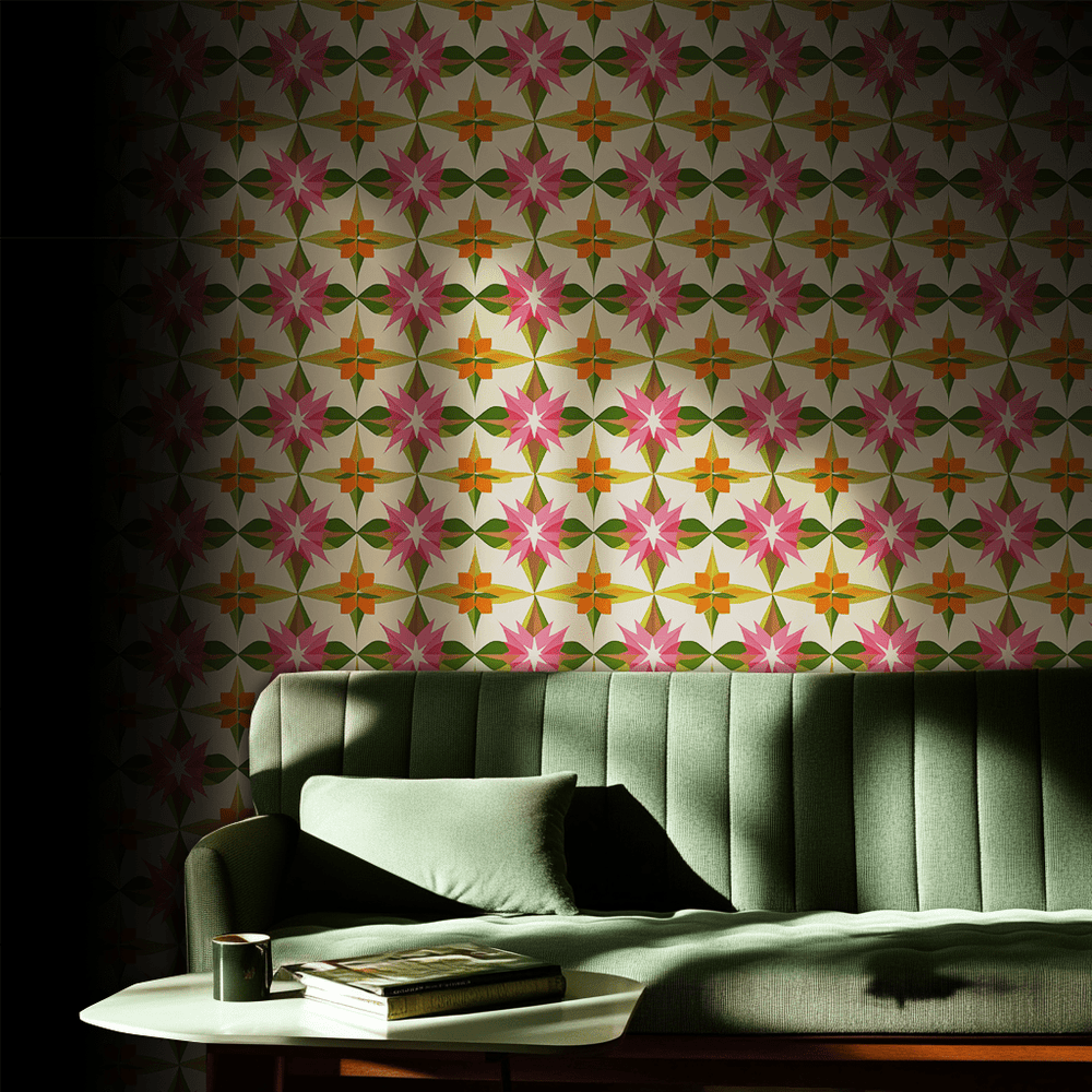 Kaleido Bloom - Painted Paper