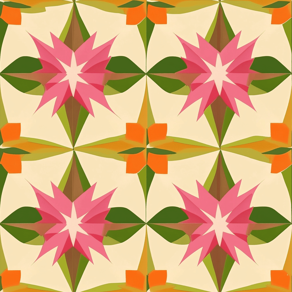 Kaleido Bloom - Painted Paper