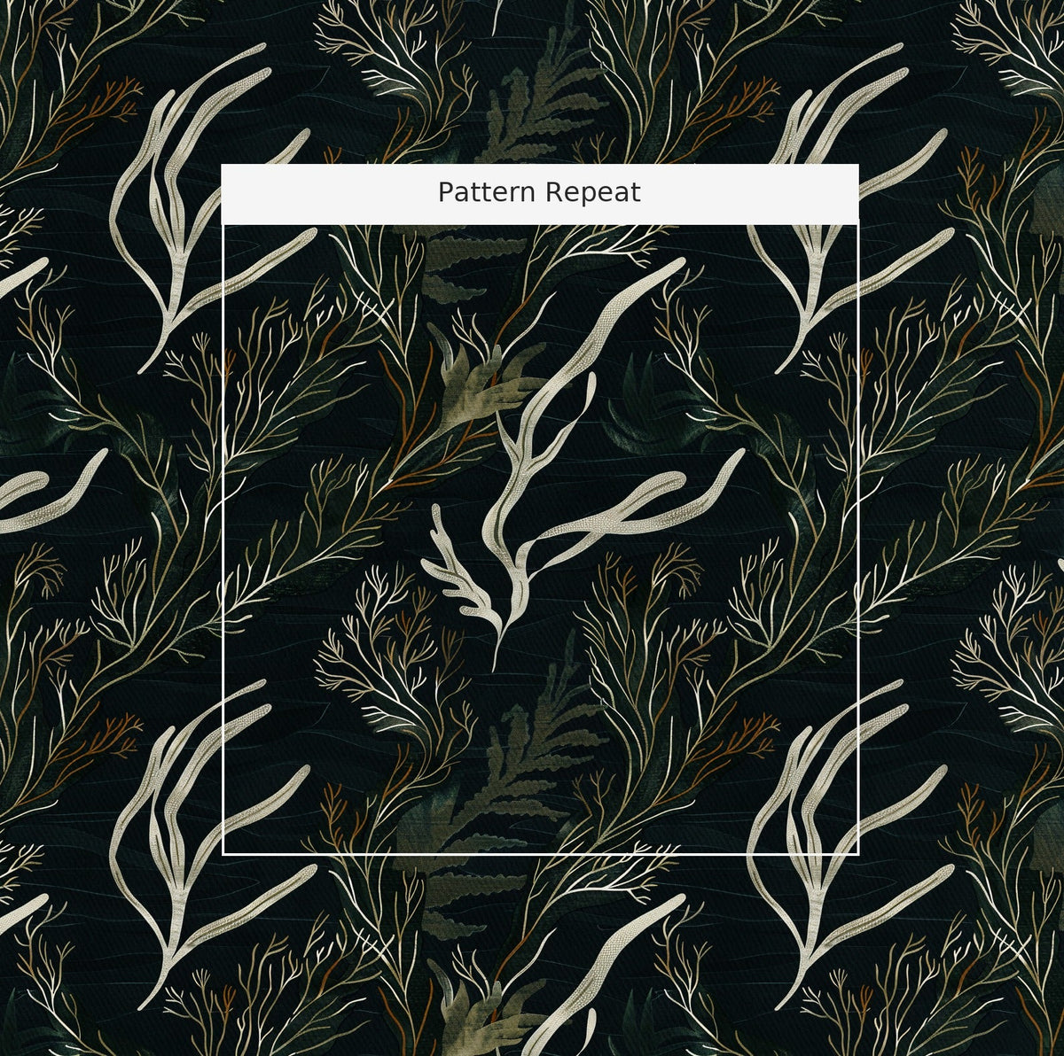 Kelp Forest - Fabric - Painted Paper