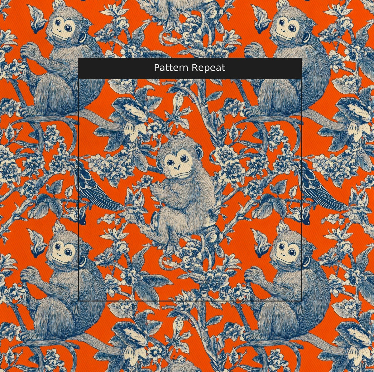 Kenji - Fabric - Painted Paper