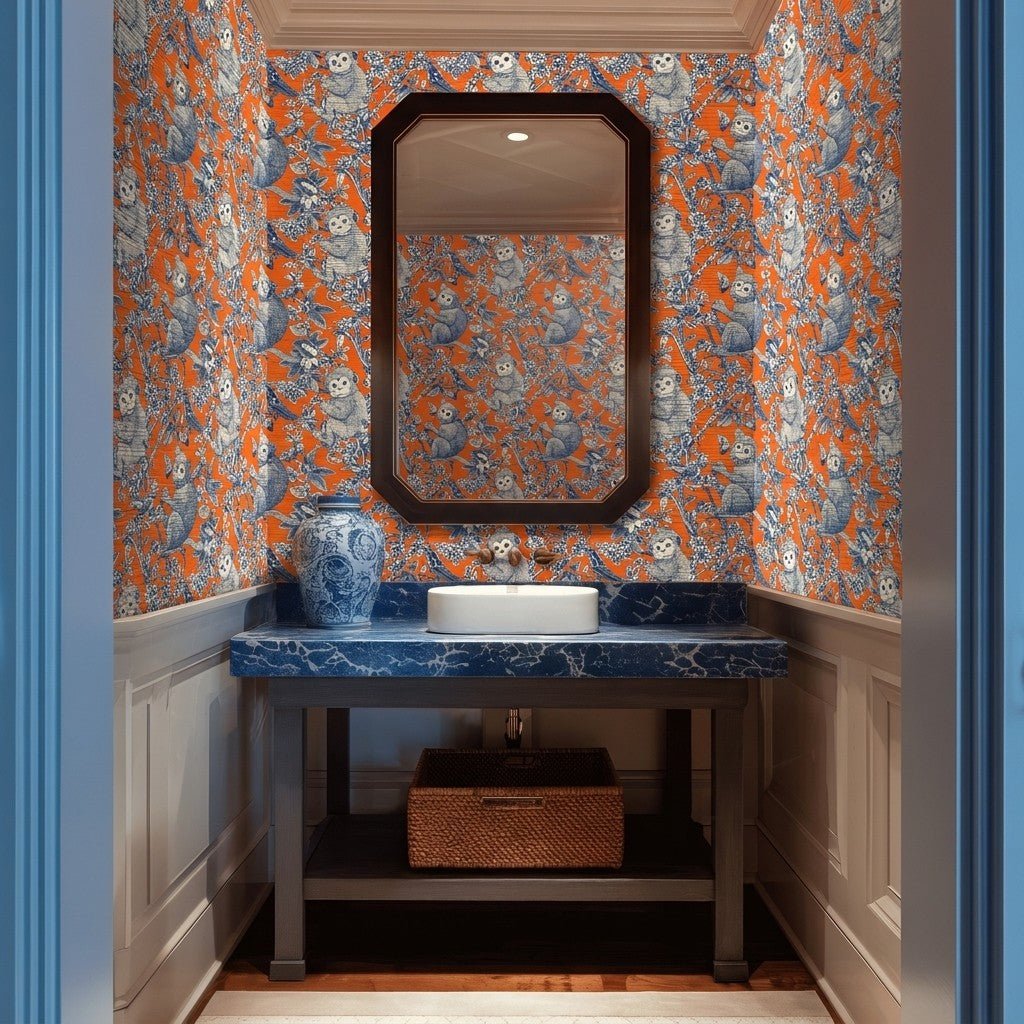 Kenji Faux Grasscloth Wallpaper - Painted Paper