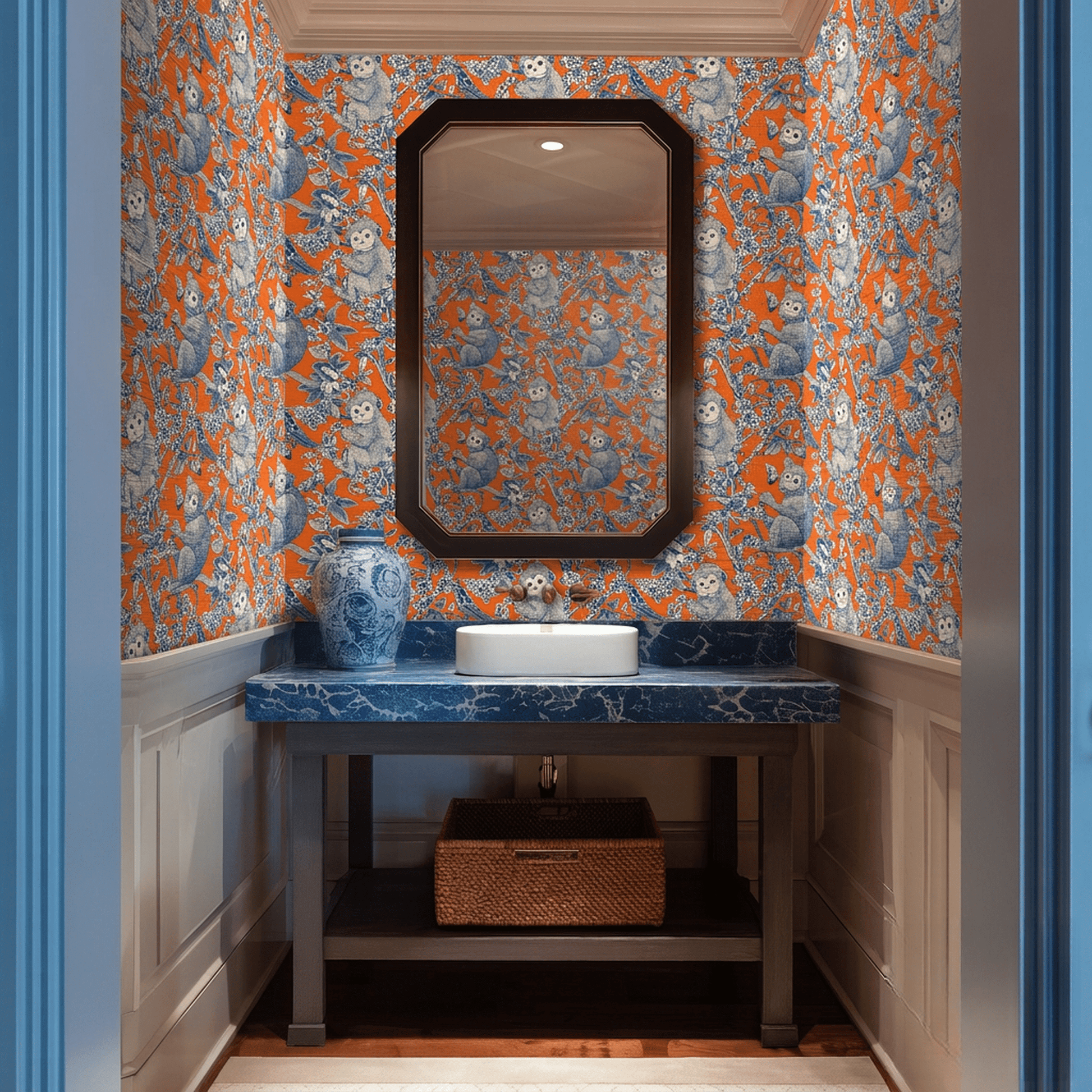 Kenji Faux Grasscloth Wallpaper - Painted Paper