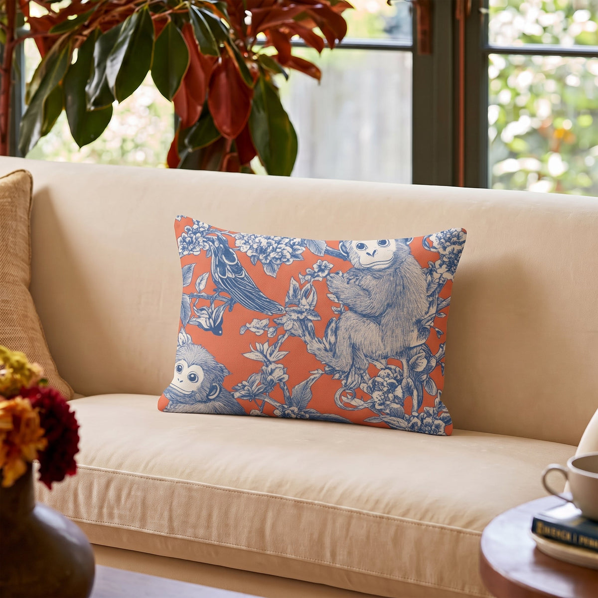 Kenji Throw Pillow - Painted Paper