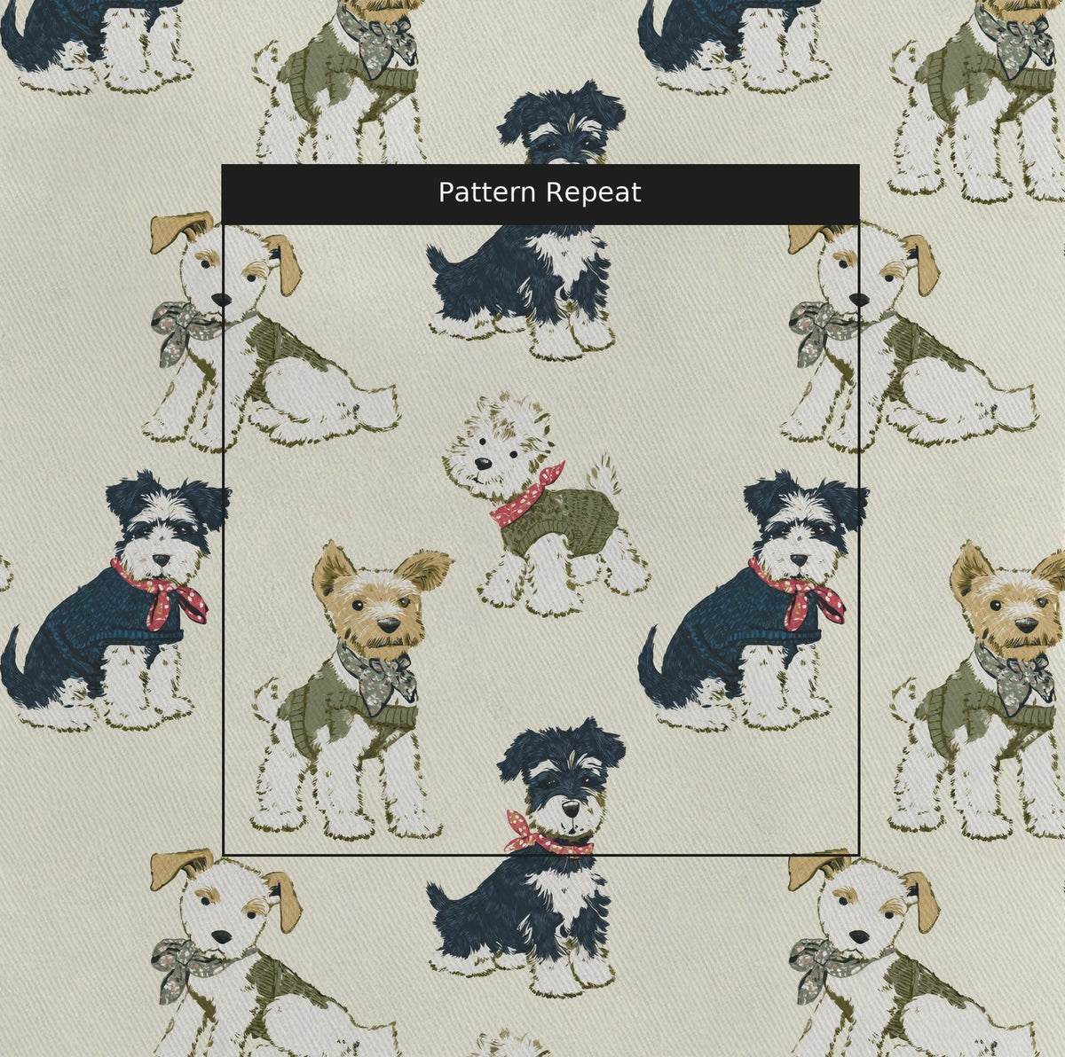 Kennel Club Classic - Fabric - Painted Paper