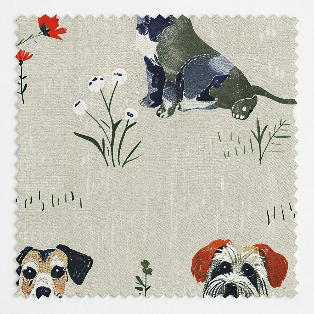 La Vie en Leash - Fabric - Painted Paper