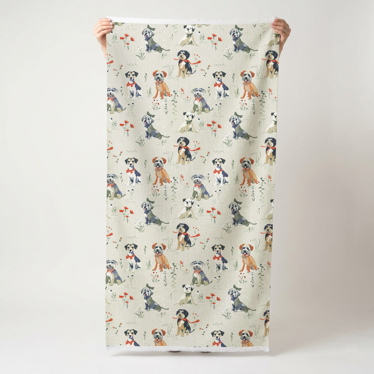 La Vie en Leash - Fabric - Painted Paper