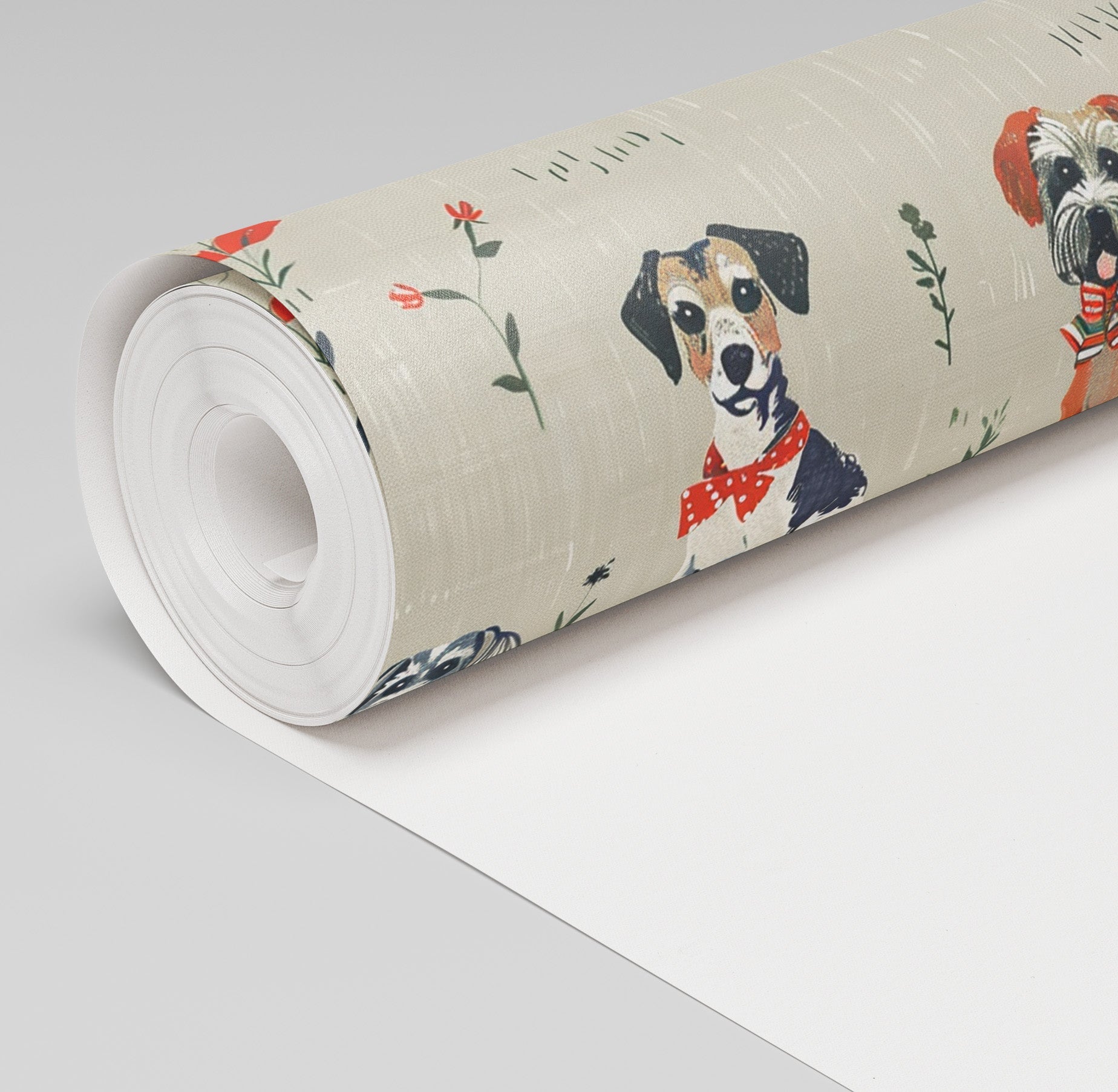 La Vie en Leash Wallpaper - Painted Paper