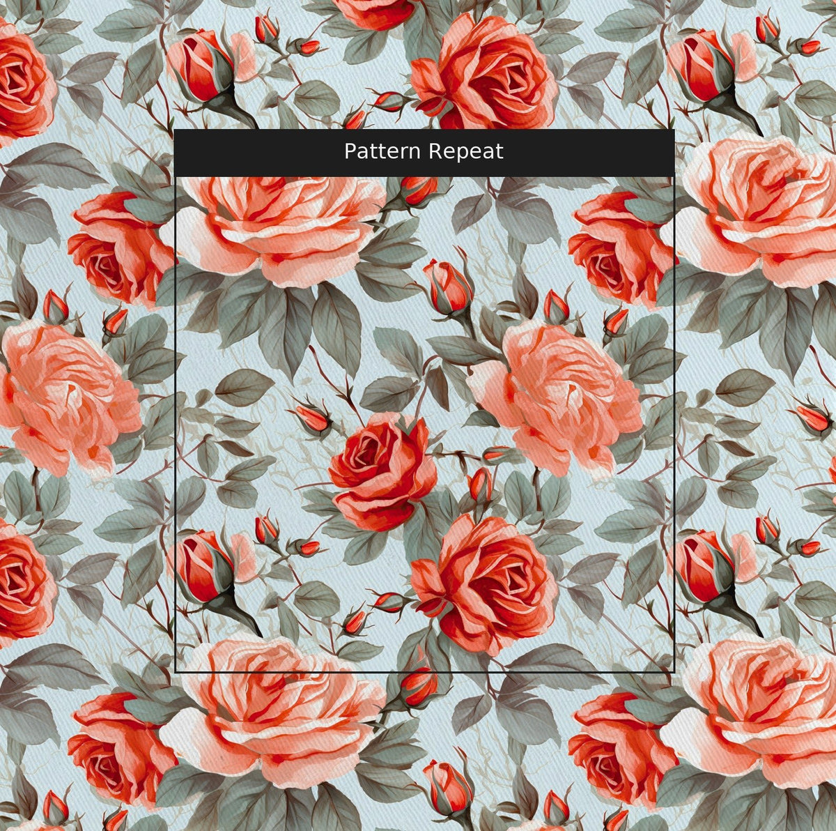 Laken Floral - Fabric - Painted Paper