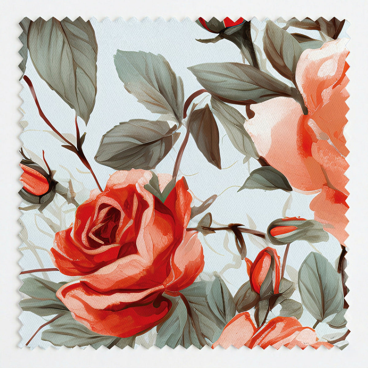 Laken Floral - Fabric - Painted Paper