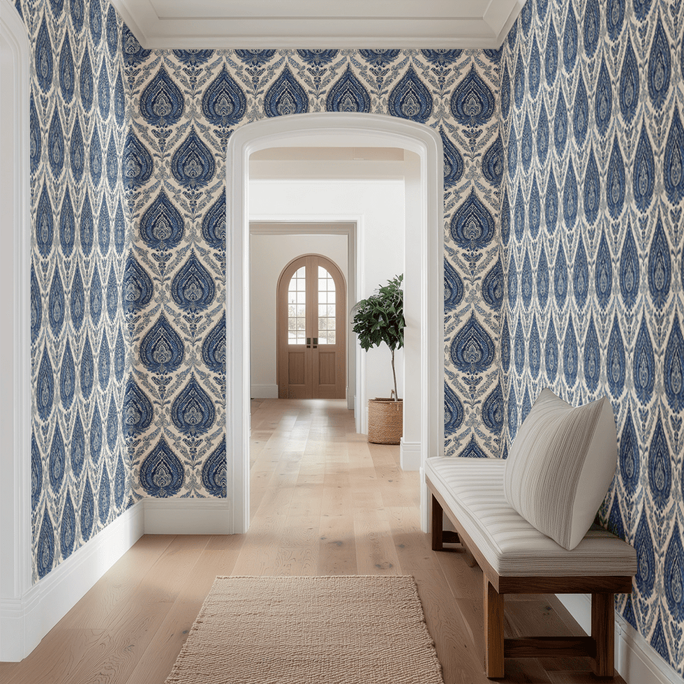 Lapis Vale Wallpaper – Painted Paper