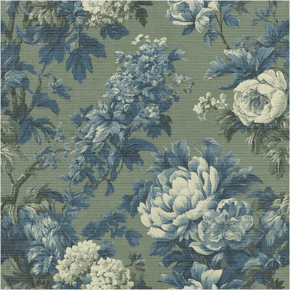 Laurel & Bloom Faux Grasscloth Wallpaper - Painted Paper