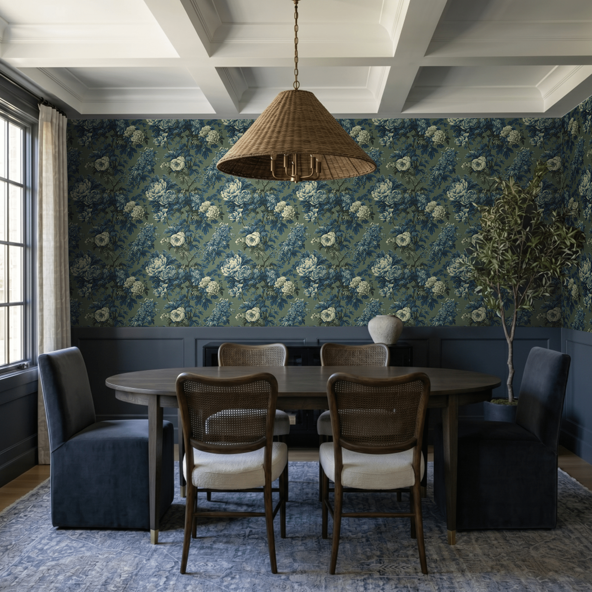 Laurel & Bloom Wallpaper - Painted Paper