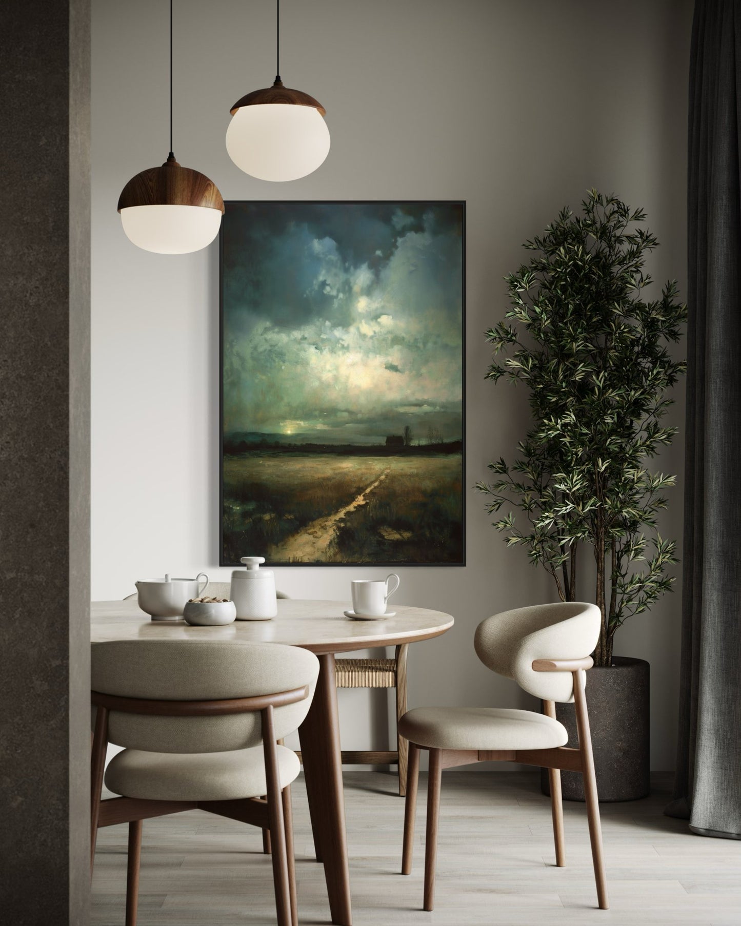 Lawson Canvas Print - Painted Paper