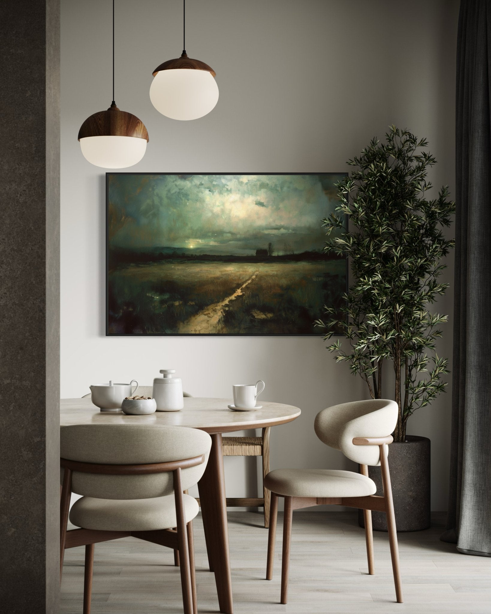 Lawson Canvas Print - Painted Paper