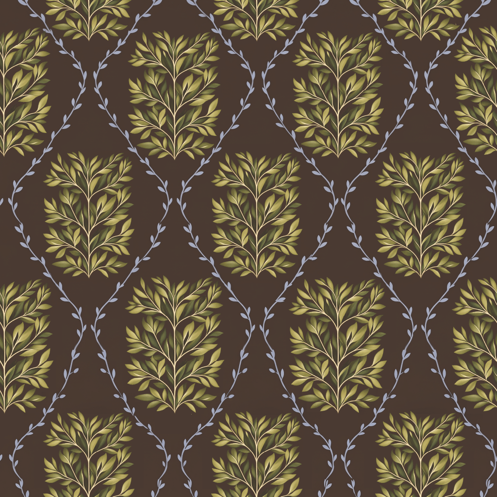 Leaf a Little Wallpaper - Painted Paper