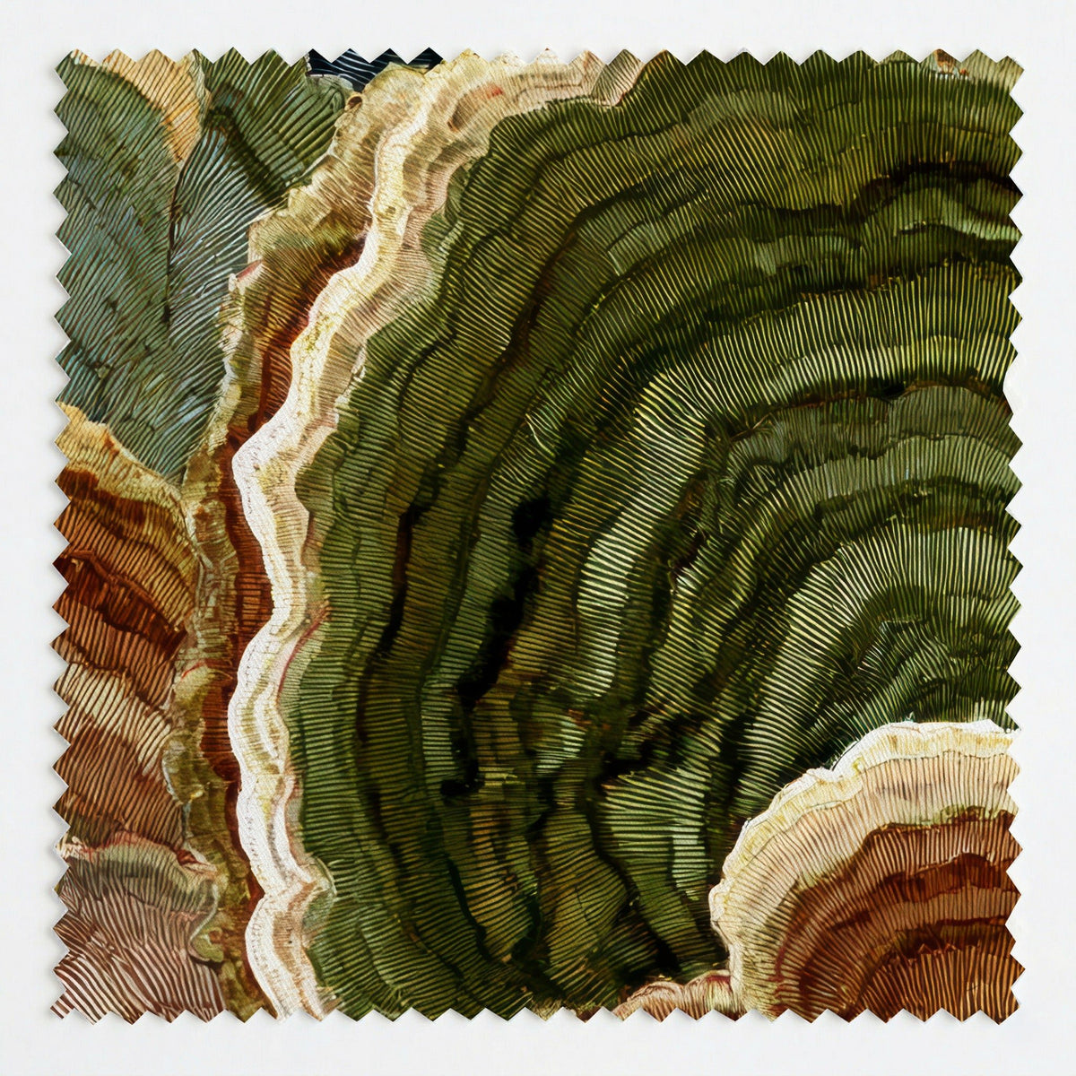 Ledger - Fabric - Painted Paper