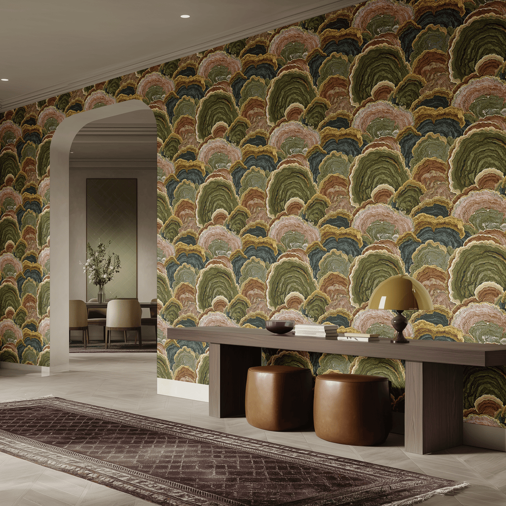 Ledger Wallpaper - Painted Paper