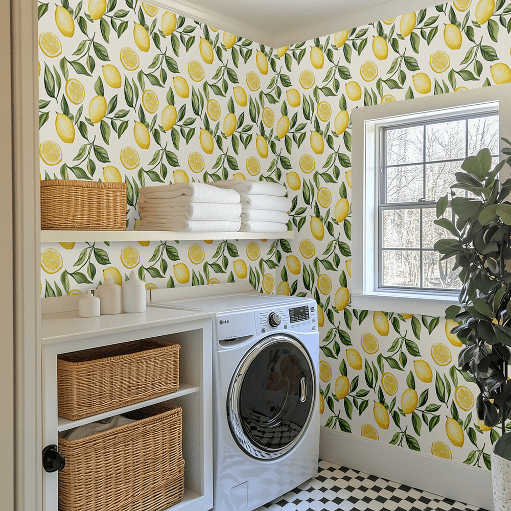 Lemonade Stand Wallpaper - Painted Paper