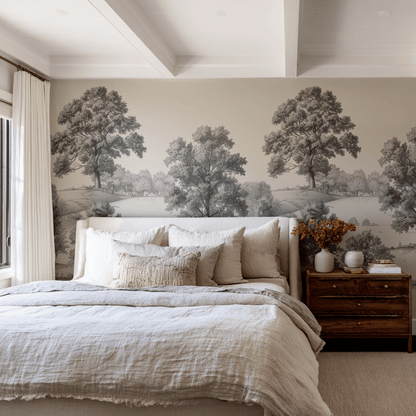 Lenora Wallpaper - Painted Paper