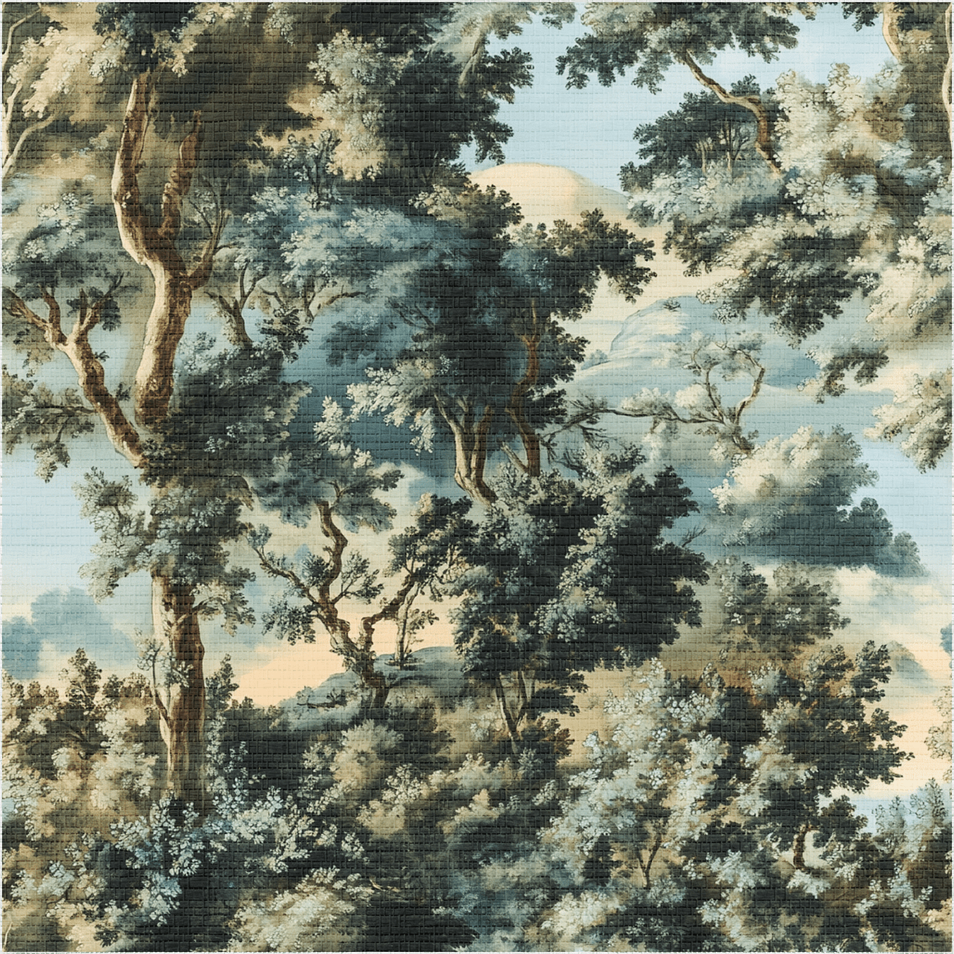 Leocadie Faux Grasscloth Wallpaper - Painted Paper
