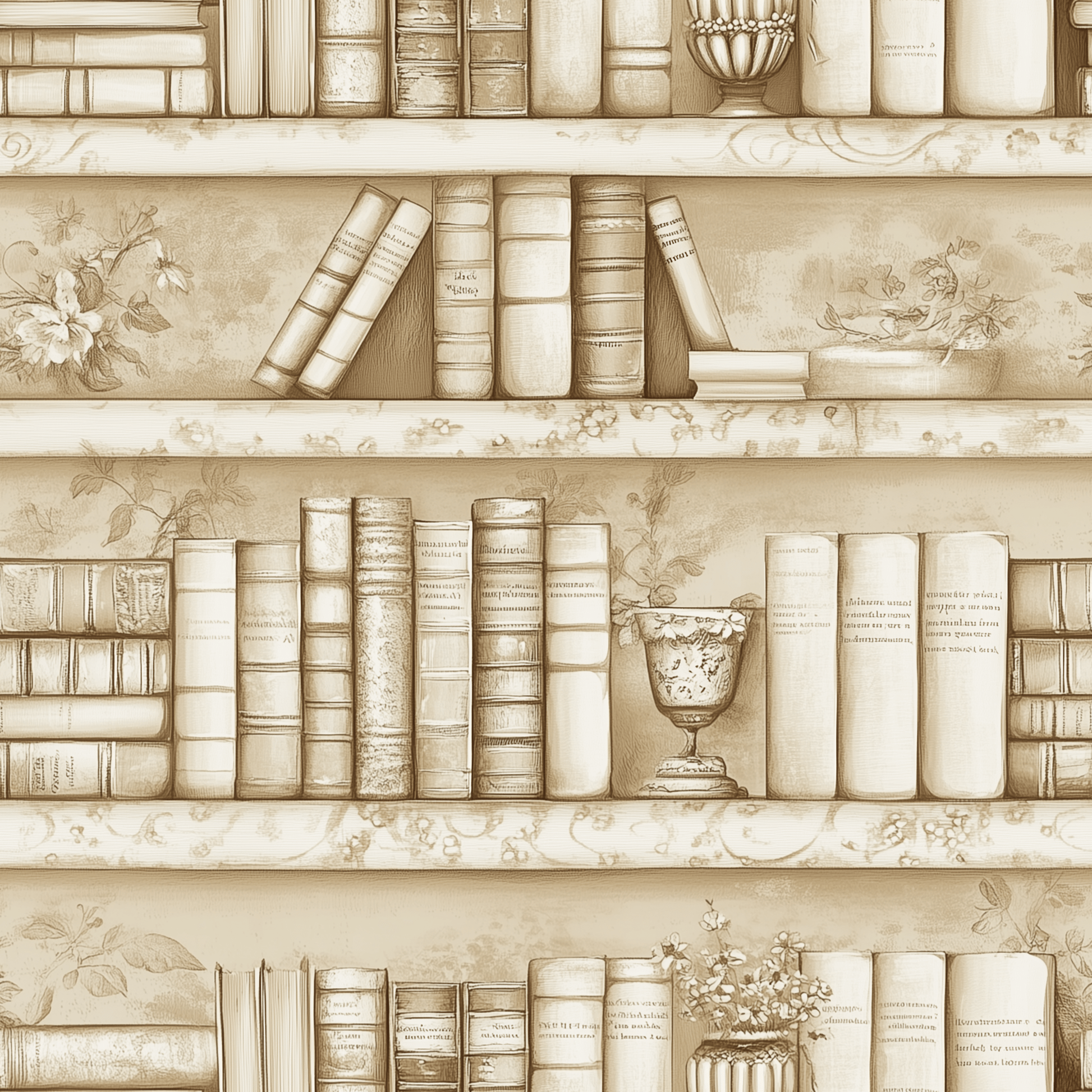 Leontine Wallpaper - Painted Paper