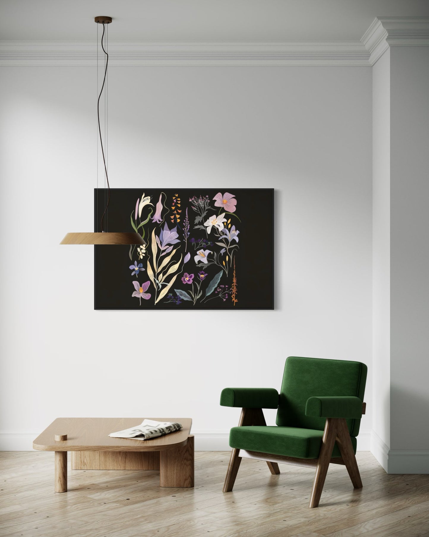 Lian Canvas Print - Painted Paper