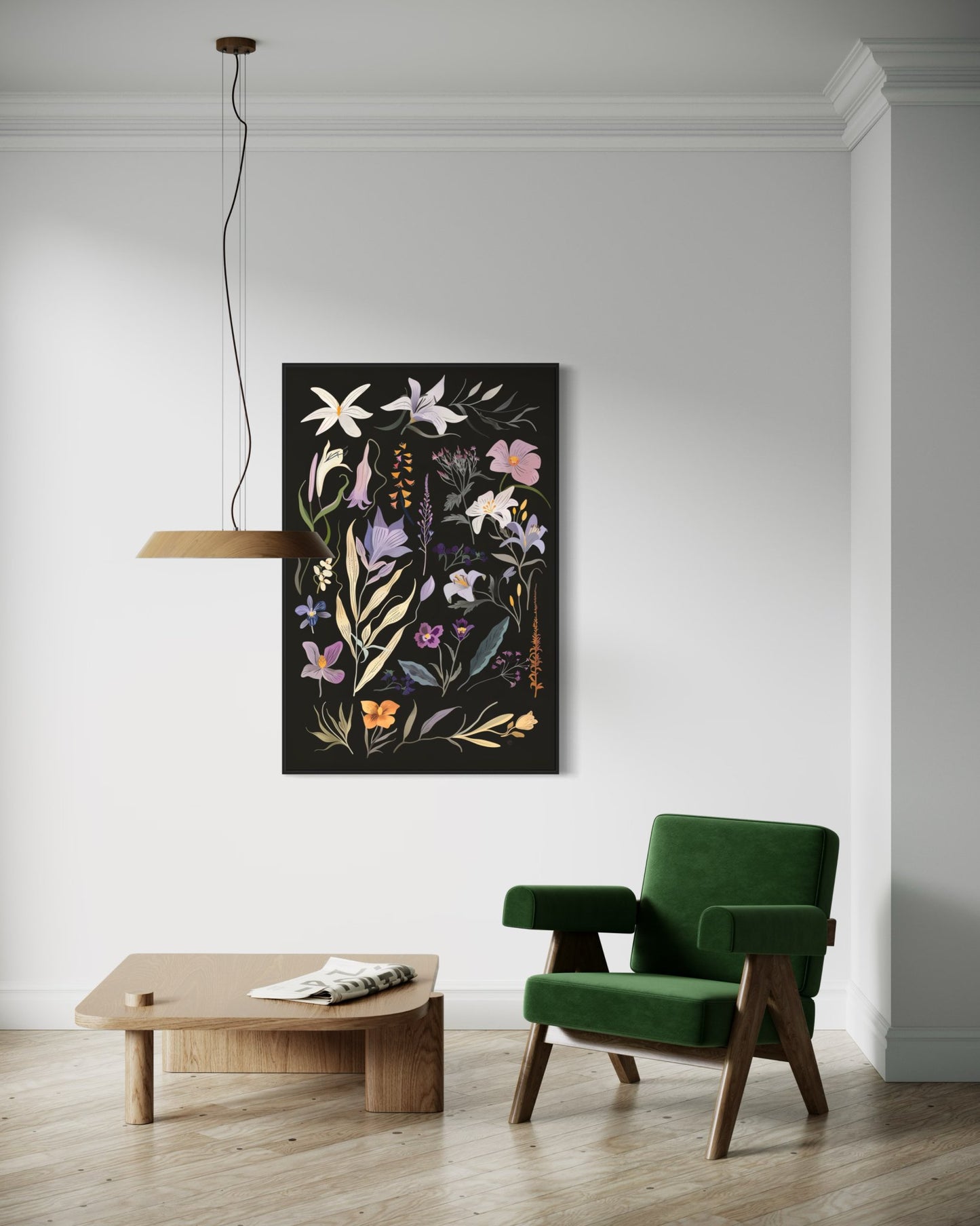 Lian Canvas Print - Painted Paper