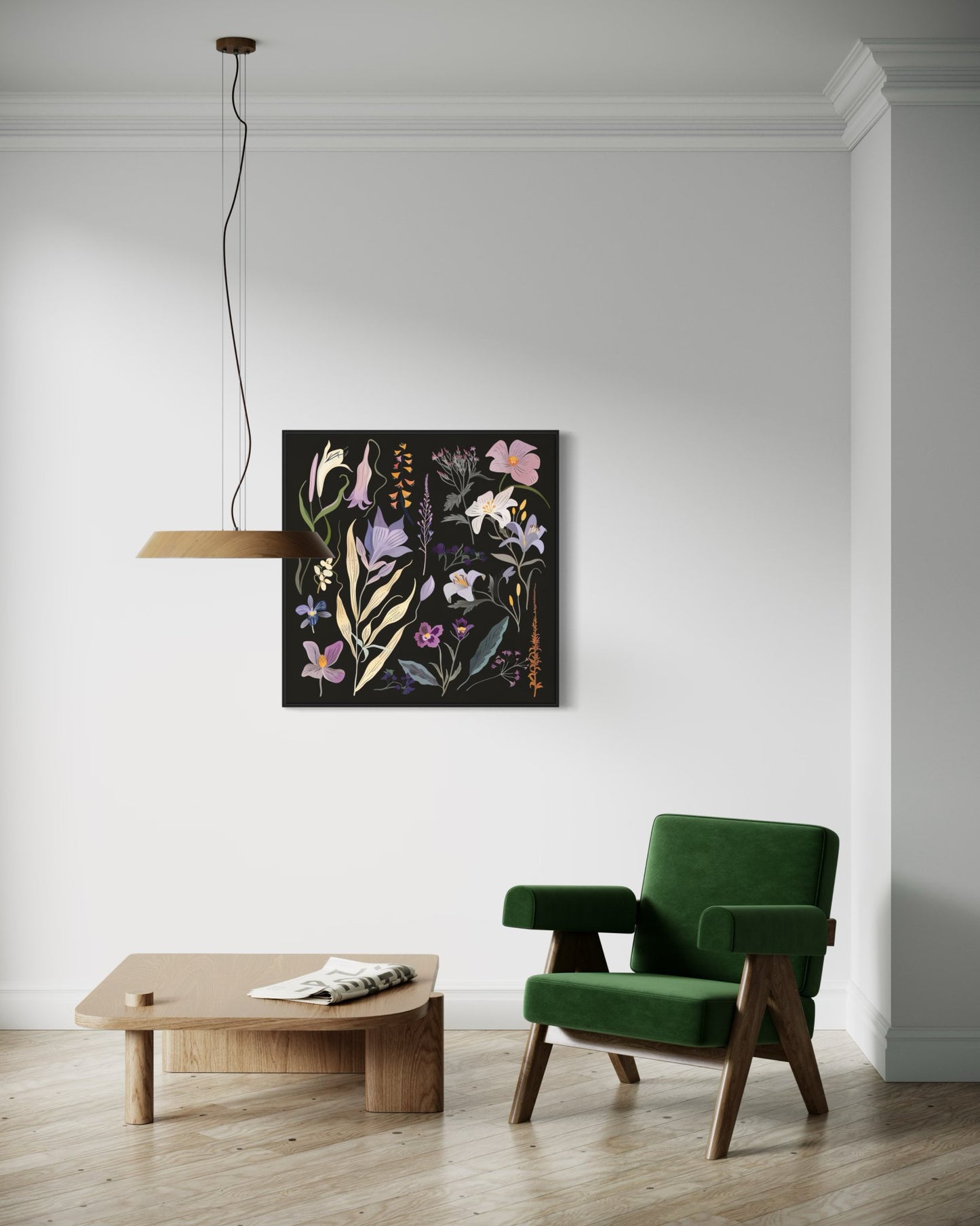 Lian Canvas Print - Painted Paper