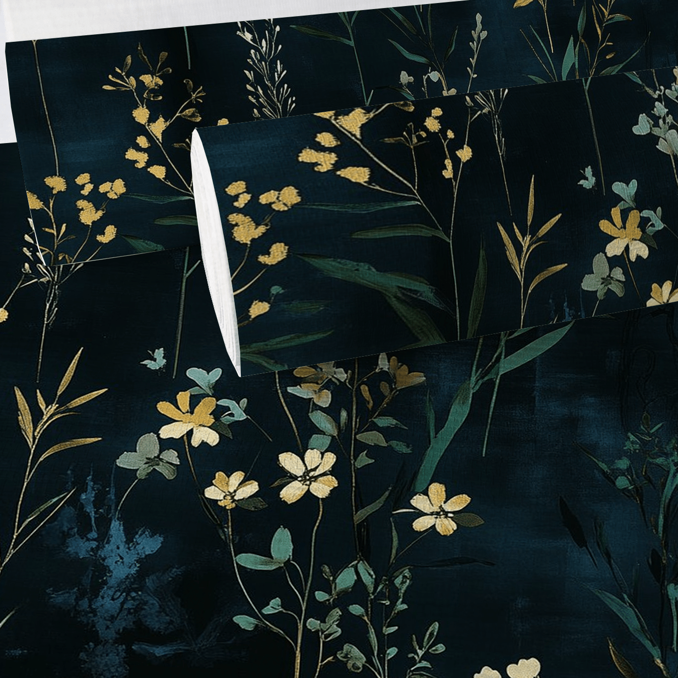 Lillia Faux Grasscloth Wallpaper - Painted Paper